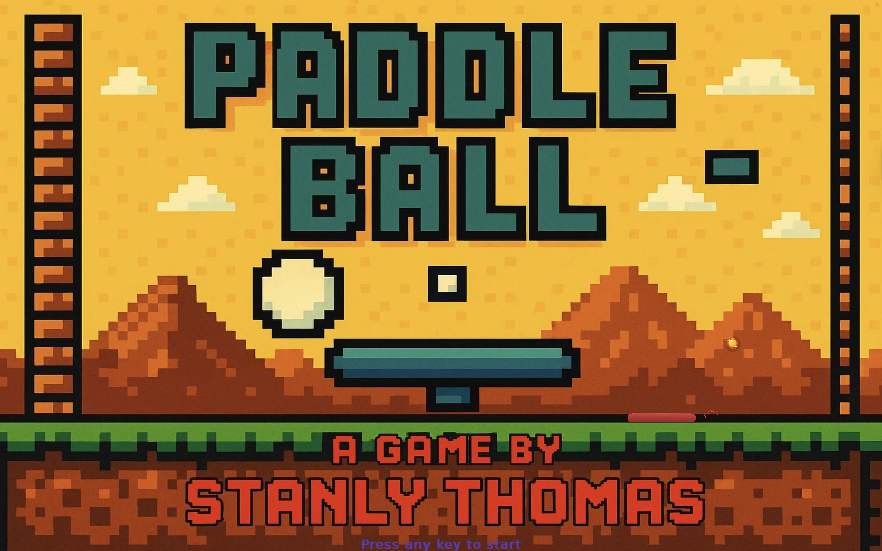Retro Paddle Ball Gameplay